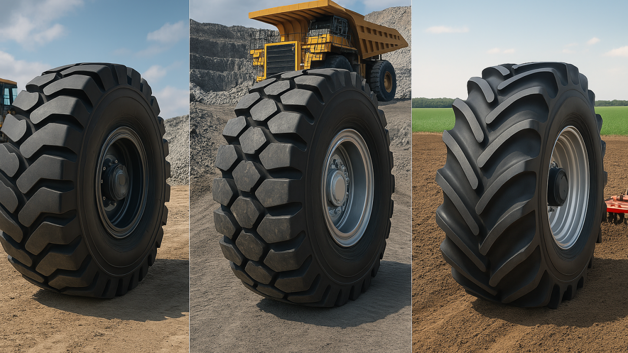 pneu OTR para mineração